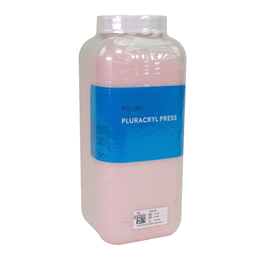 PLURACRYL PRESS Pulver rosa 34 1000g