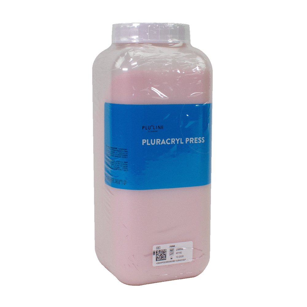PLURACRYL PRESS Pulver rosa 1000g