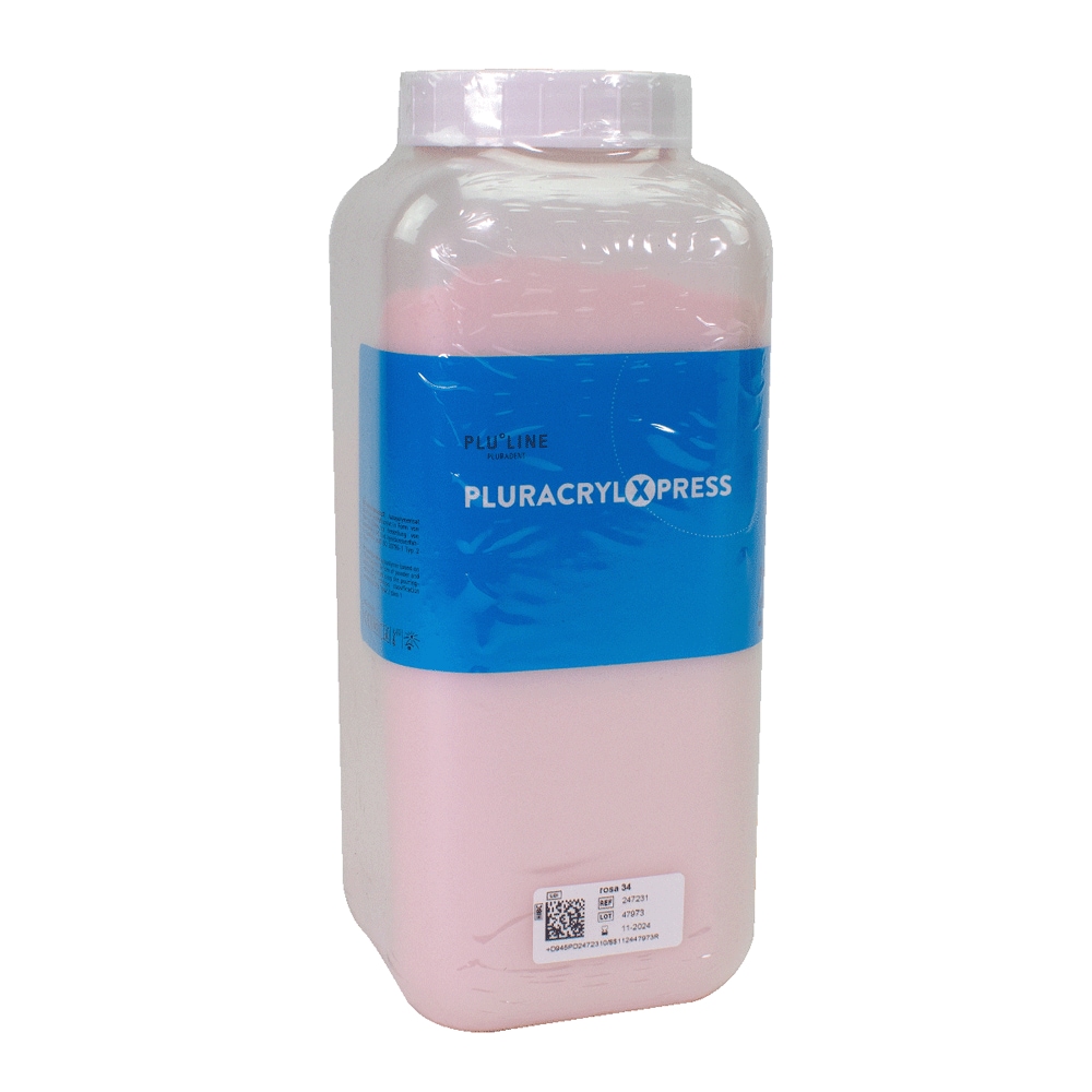 PLURACRYL XPRESS Pulver rosa transpa 1000g