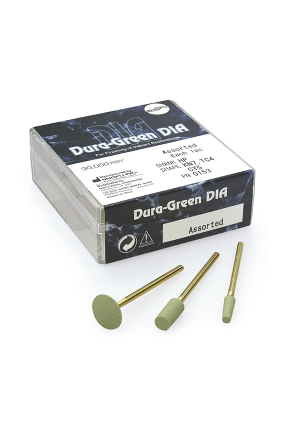 Dura-Green Dia Sortiment Hst 3st