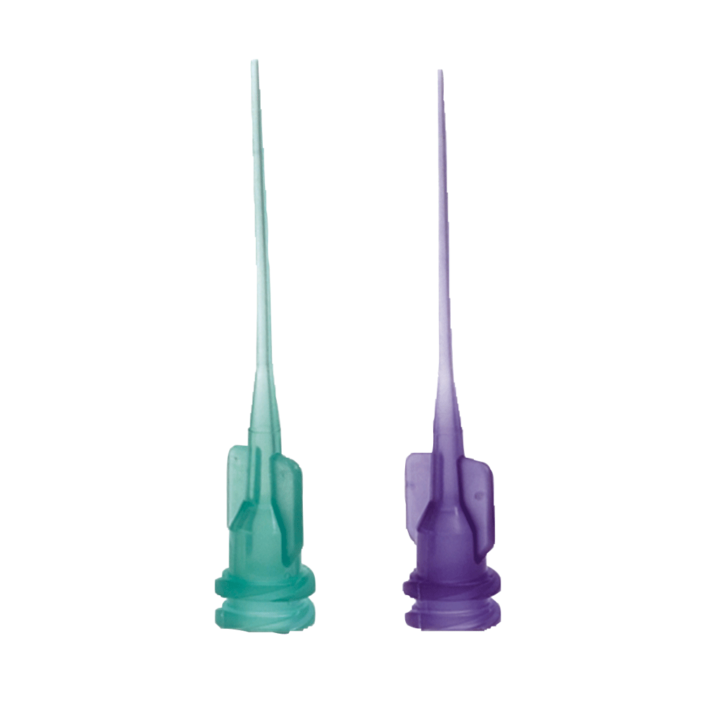 Kanyl Capillary Tip turkos 50st