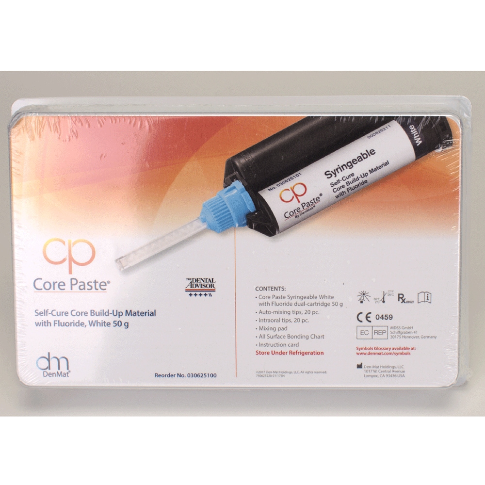 Core Paste White Syringeable S/C Fluoride 50gr