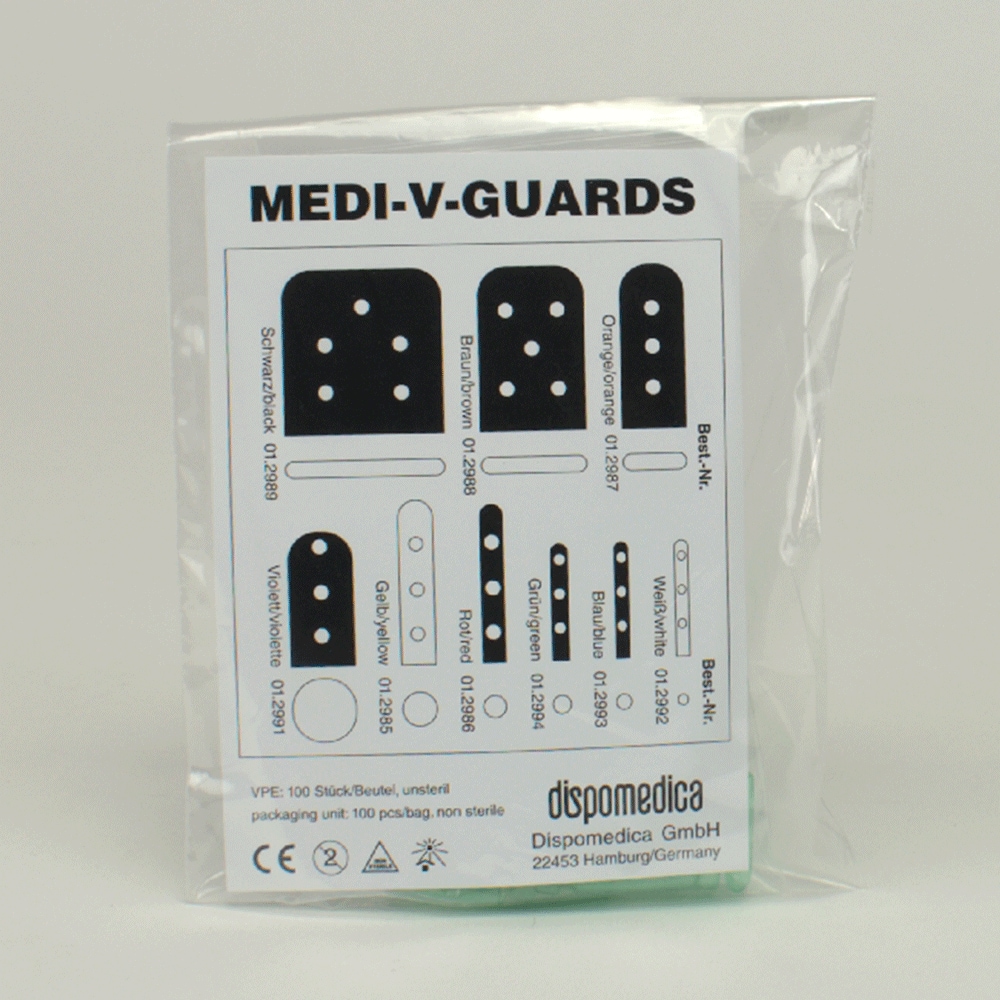 Medi-V-Guards grön 2,8mm 100st
