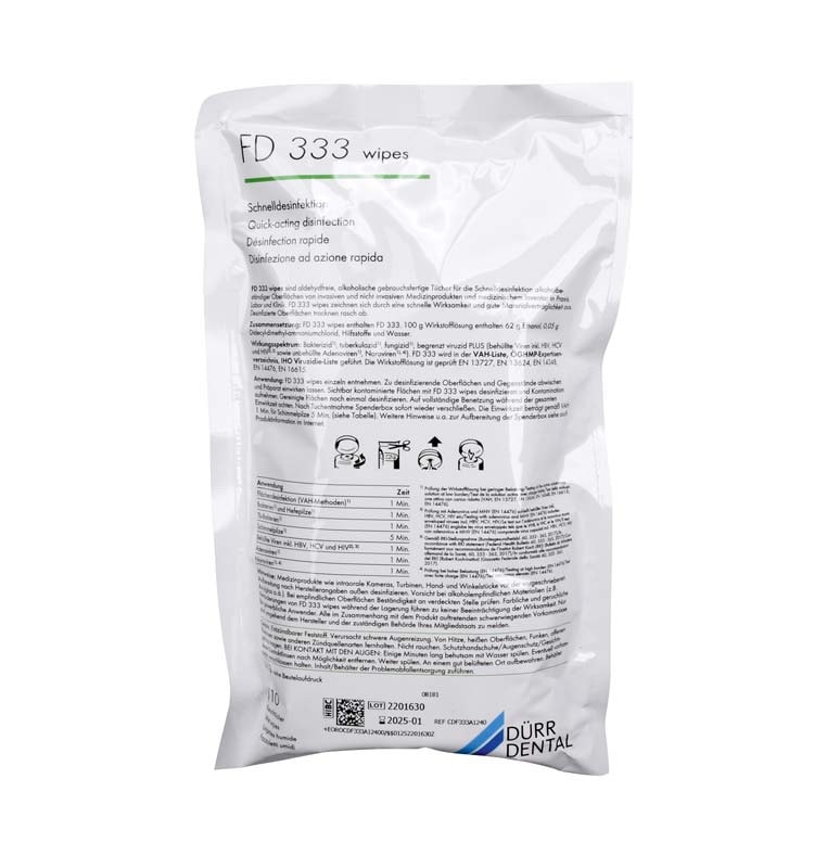 FD 333 Wipes Snabbdesinfektion refill 12x110st