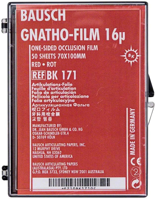 Gnatho-Film röd 70x100mm 50 blad