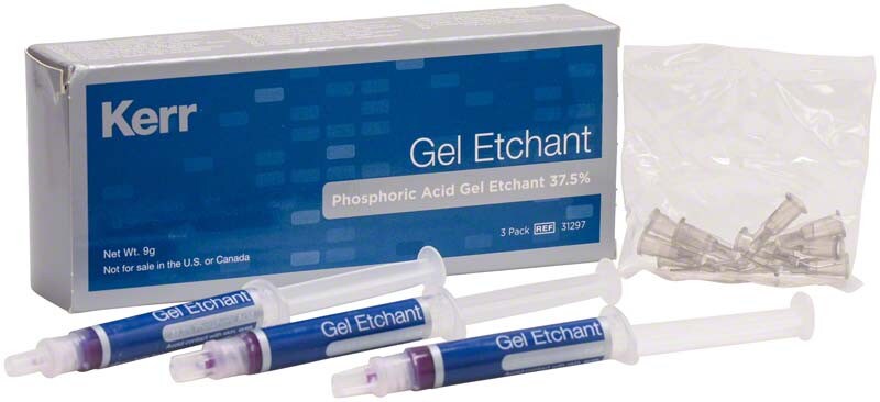 Gel Etchant 3x3g 37,5% Kit