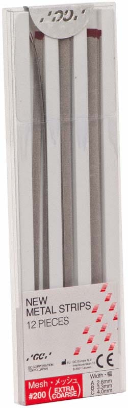 New Metal Strips #200 Extra coarse 12st