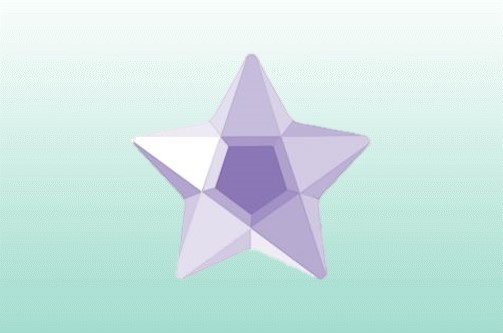 Tandsmycke Dental Diamond Stjärna purple