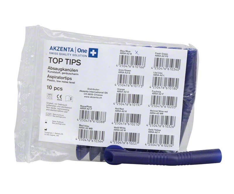 TOP TIPS Sugrör blå 10st