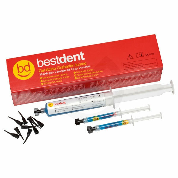 Bestdent Etsgel blå spruta 2x1,5gr