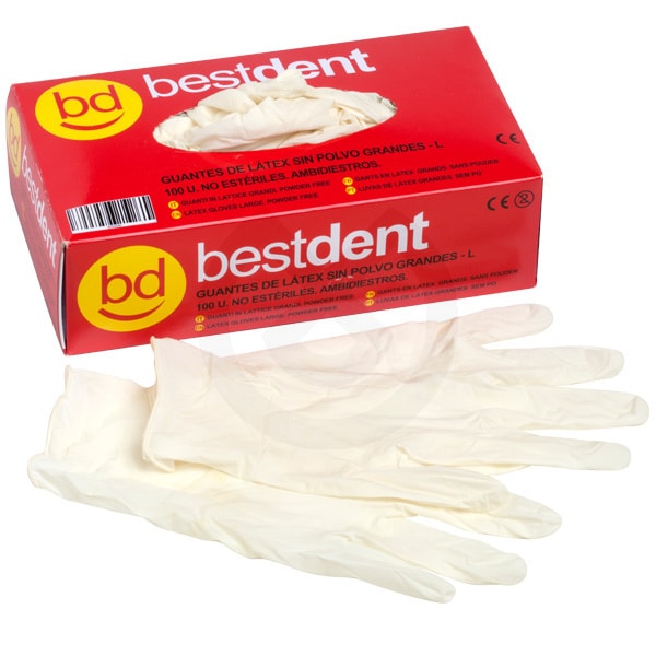 Handske Bestdent Latex pdfr XS 100st