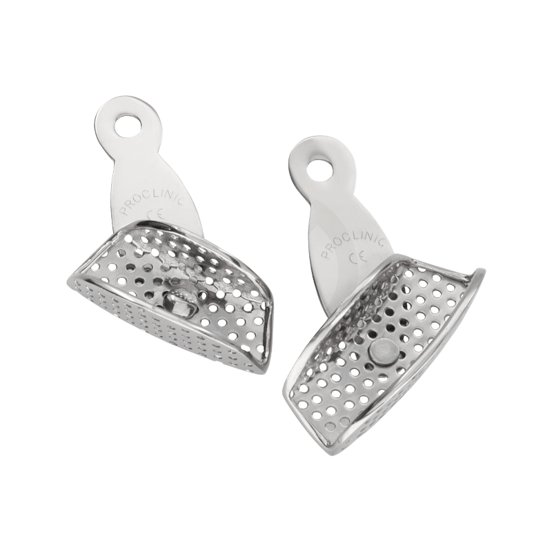 Proclinic Avtrycksskedar perforerade partiell 1/2+1/4 2st