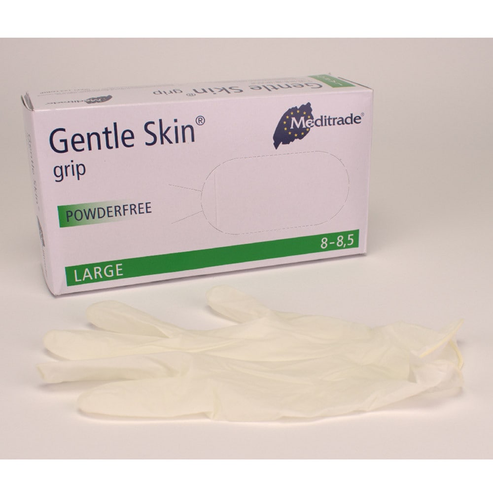 Handske Latex Gentle Skin Grip PF L 100st
