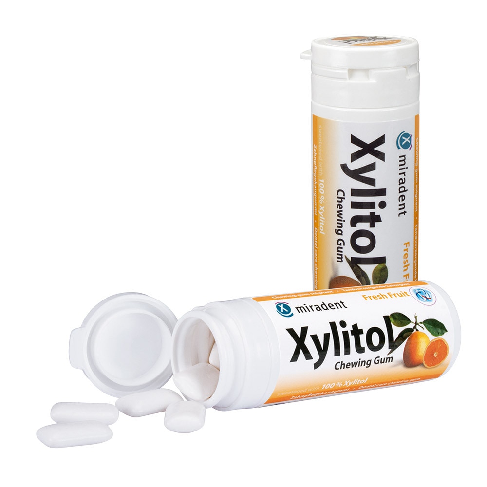 Miradent Xylitol Gum Fresh Fruit 12x30st