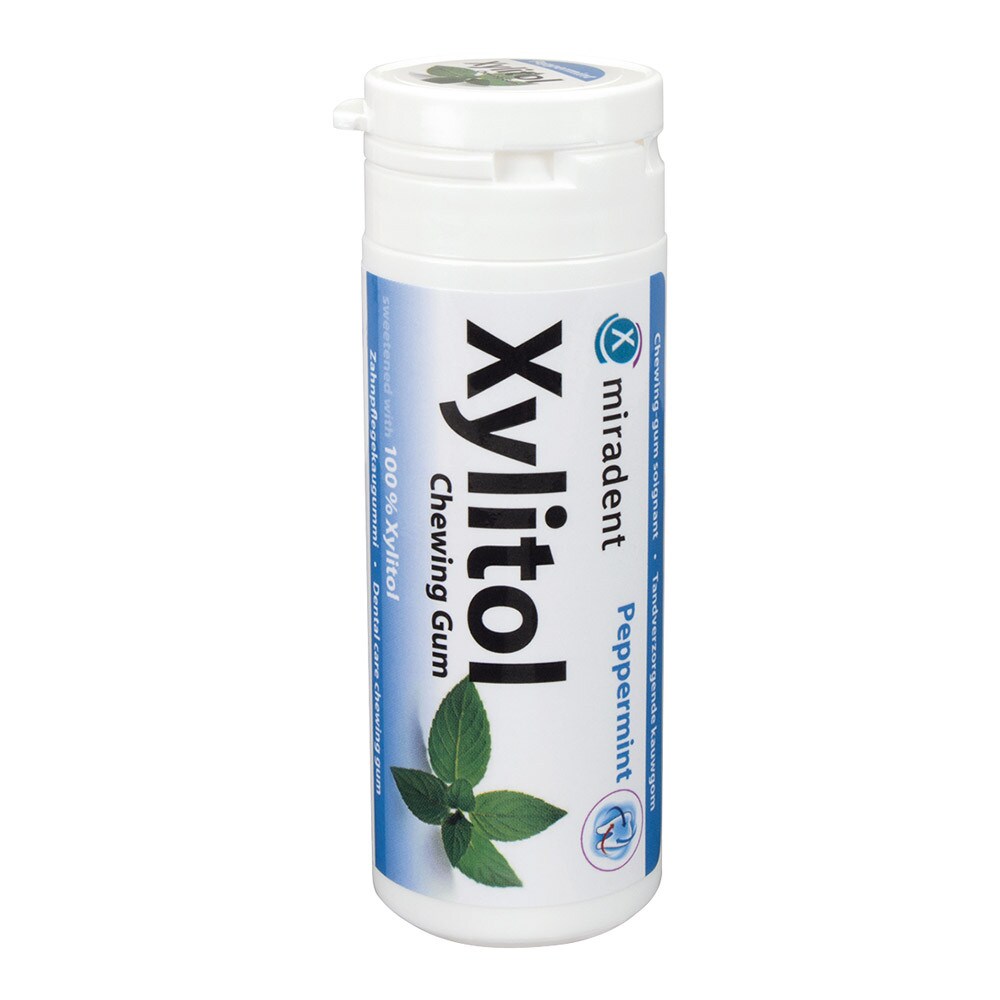 Miradent Xylitol Chewing Gum Peppermint 30st