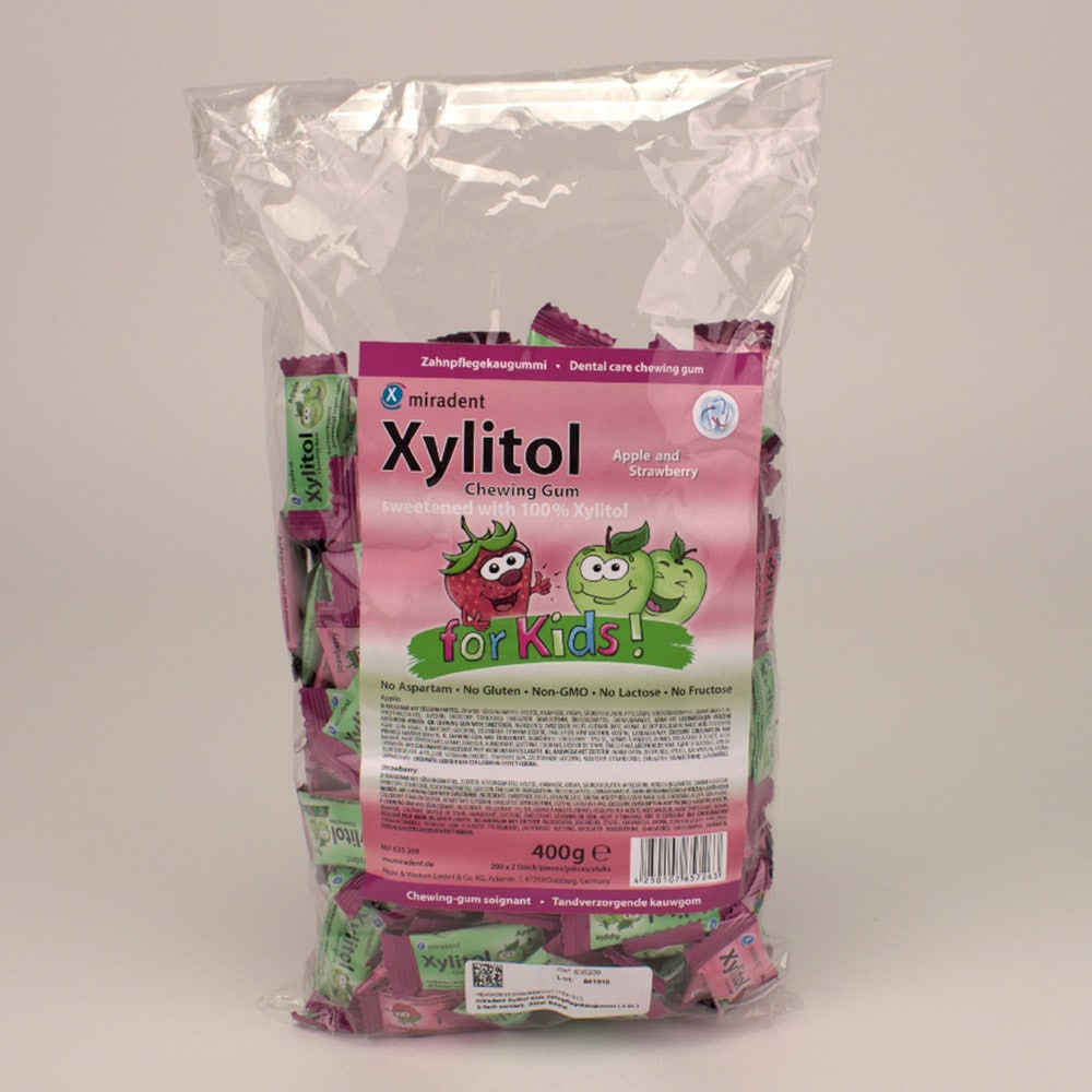 Miradent Xylitol Gum Kids 2 sorter 200x2st