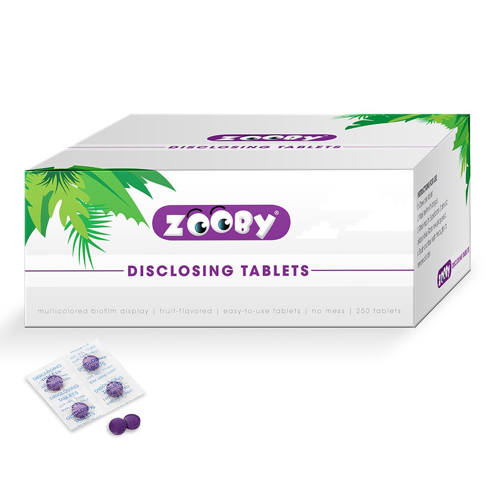 Zooby Färgtablett Disclosing Tablets 250st