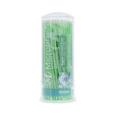 Microbrush Regular tub grön 100st