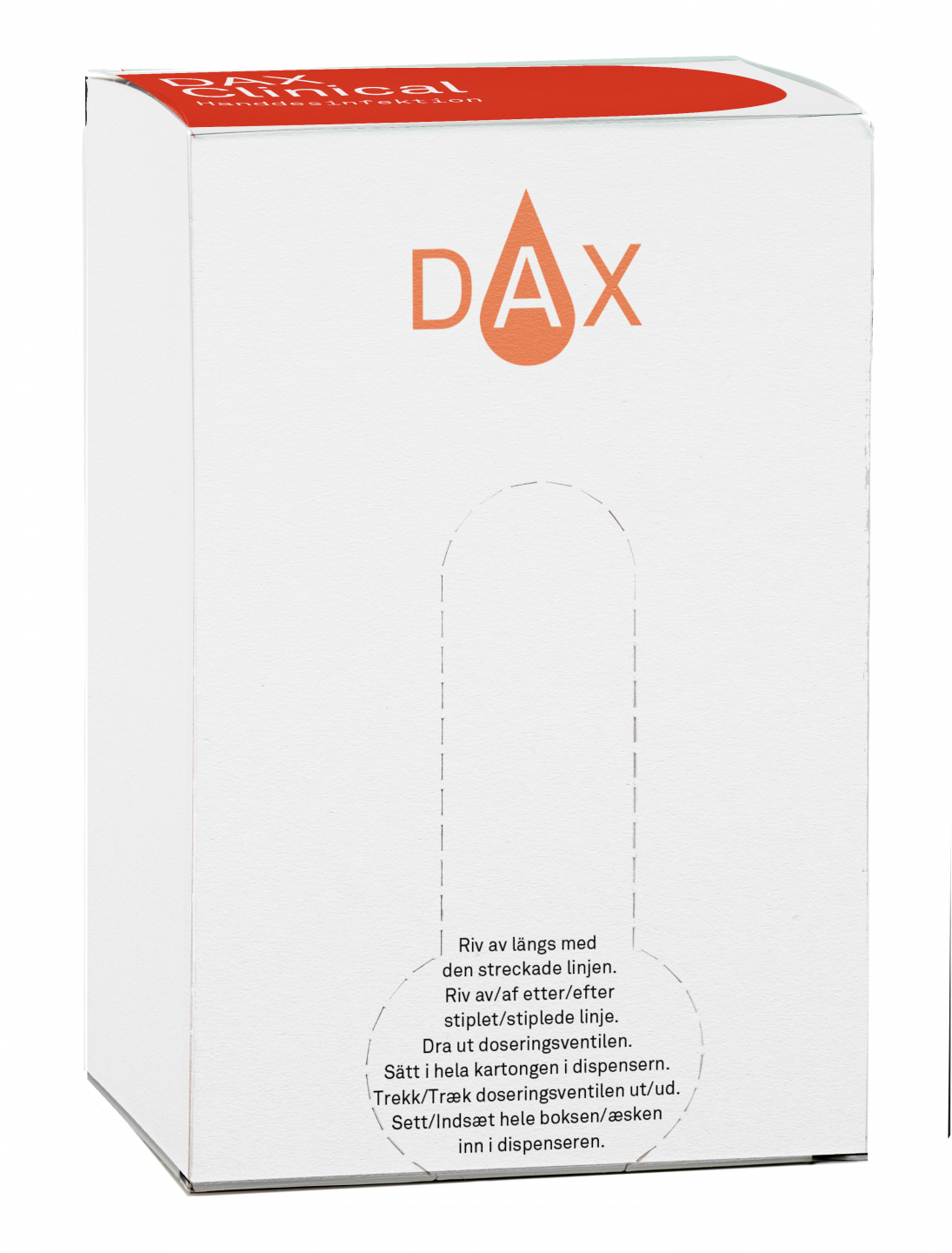 DAX Clinical Handdesinfektion 700ml för Dispenser