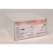 Sutur Glycolon 5/0 violett DS18 24st