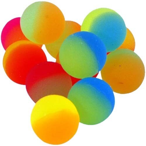 Studsbollar neon (25mm) 100st