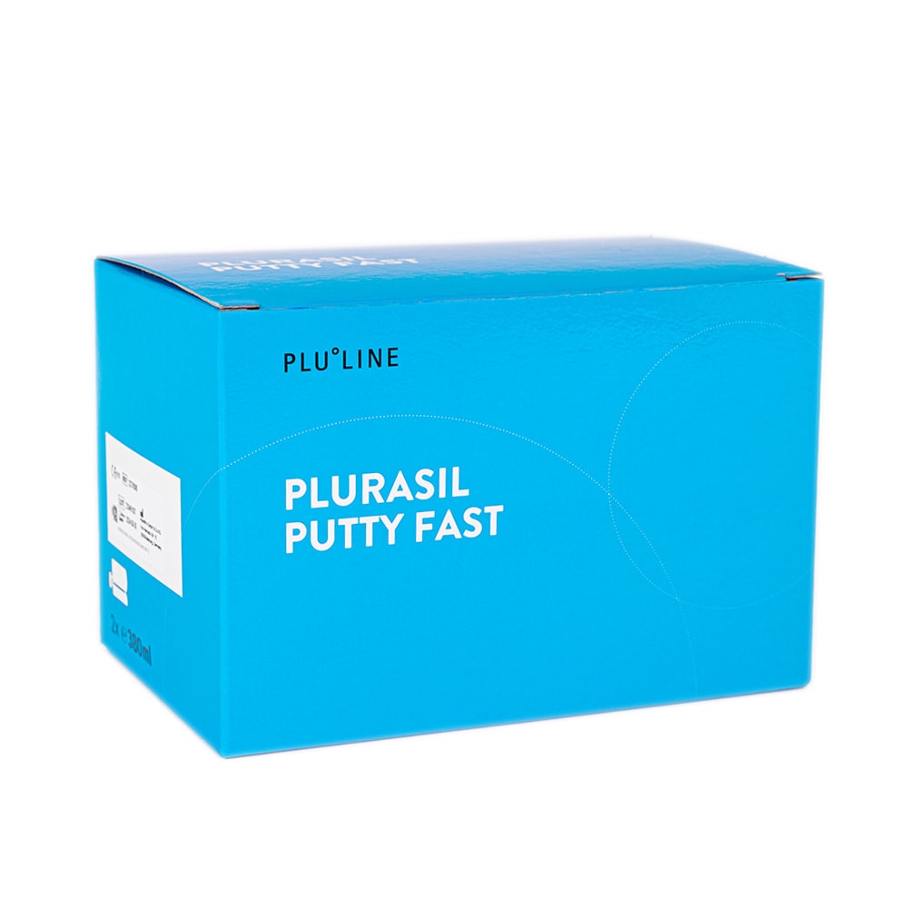 Plurasil Putty Fast blågrön 2x380ml