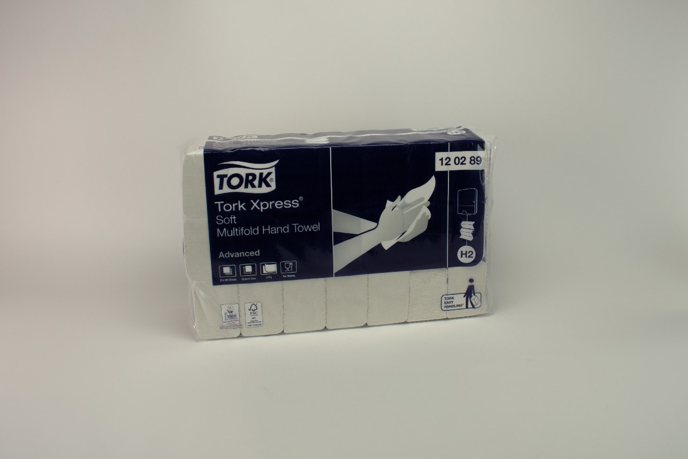 Tork Xpress® H2 Advanced soft Handduk vit 2-lagers 3780st