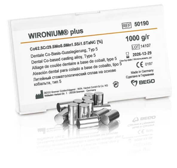 WIRONIUM plus Co-Cr-Legering 1000g