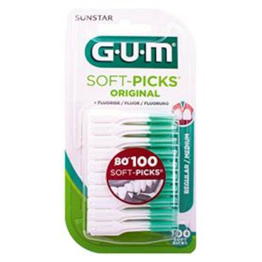GUM Soft-Picks Regular m fluor blister 100st