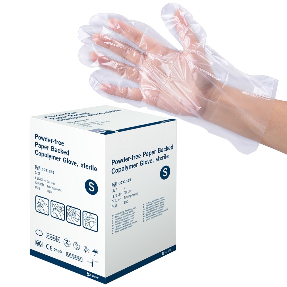 Handske us plast Selefa small 100st