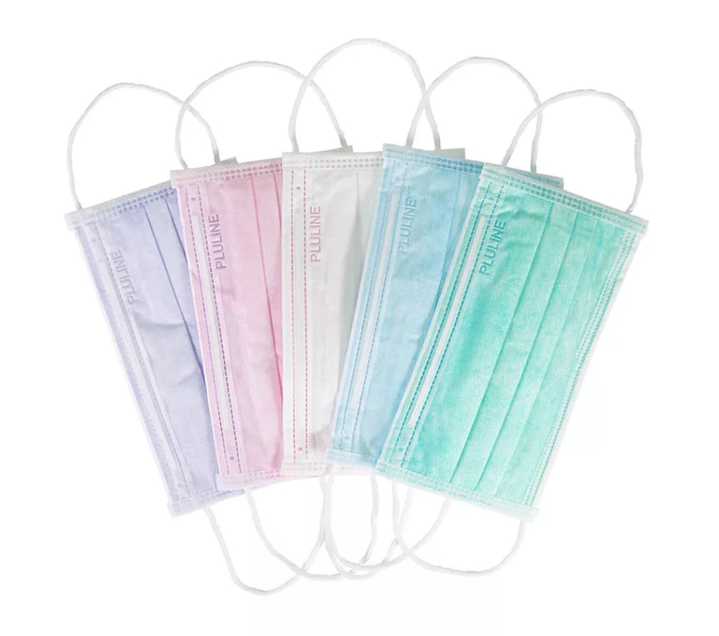 PLUMASK PLUS blå, 50st