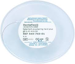 dentaflex® wire on coils, round 4m Rulle