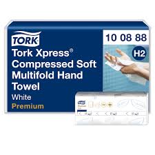 Tork Xpress H2 Multifold Pappershanddukar Vit 2040st