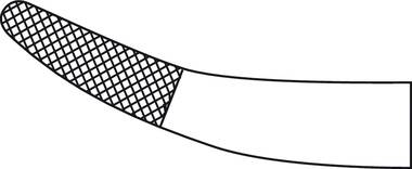 Stratte Durogrip Nålförare böjd 210mm