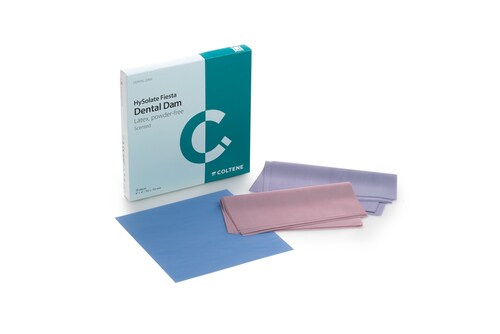 HySolate Latex Dental Dam assorted heavy 152x152, 36st